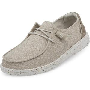 imageHey Dude Womens Moccasin Moc Toe ShoesWoven Zebra Neutral