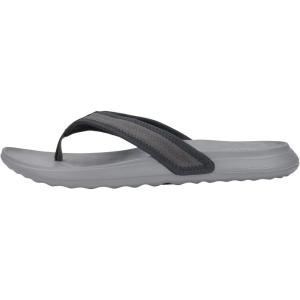 imageHey Dude Mens Myers Flip Sport Mode  Mens Shoes  Mens Slipon Sandals  Comfortable ampamp LightWeightBlackGrey