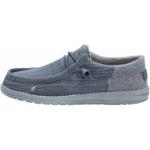 imageHey Dude Mens Wally FunkHerringbone Steel Grey