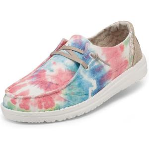 imageHey Dude Womens Wendy Boho SlipOn Casual Shoes LoaferMandala Tie Dye