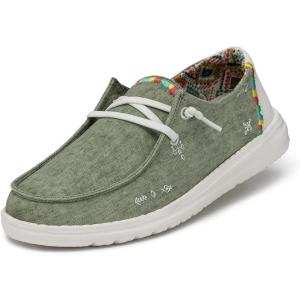 imageHey Dude Womens Wendy Boho SlipOn Casual Shoes LoaferOlive