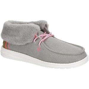 imageHey Dude Girls Britt Youth Multiple Colors ampamp Sizes  Girls Shoes  Girls Lace Up Boots  Comfortable ampamp LightWeightFluo Grey