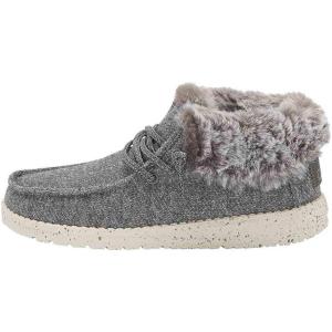 imageHey Dude Girls Britt Youth Multiple Colors ampamp Sizes  Girls Shoes  Girls Lace Up Boots  Comfortable ampamp LightWeightGrey