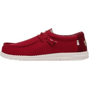 imageHey Dude Mens All Wally Styles  Mens Shoes  Mens Lace Up Loafers  Comfortable ampamp LightWeightBurnt Brick