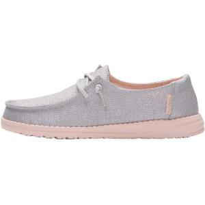 imageHey Dude Girls Wendy Youth ShoesSparkling Silver Peach