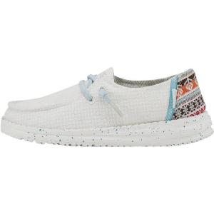 imageHey Dude Girls Wendy Youth ShoesWhite Aztec