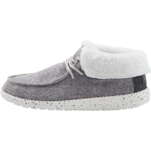 imageHey Dude Womens Britt  Womens Shoes  Womens Lace Up Boots  Comfortable ampamp LightWeightCharcoal