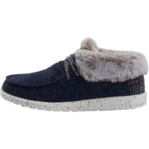 imageHey Dude Womens Britt  Womens Shoes  Womens Lace Up Boots  Comfortable ampamp LightWeightNavy