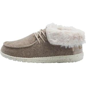 imageHey Dude Womens Britt  Womens Shoes  Womens Lace Up Boots  Comfortable ampamp LightWeightNut Speckled