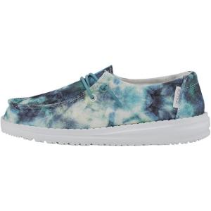 imageHey Dude Girls Wendy Youth Multiple Sizes ampamp Colors  Girls Shoes  Girls Lace Up Loafers  Lightweight ampamp ComfortableBlue