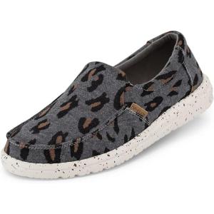 imageHey Dude womens LoafersCharcoal Cheetah
