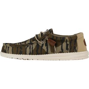 imageHey Dude Mens Wally Wl Funk Multiple Colors  Mens Shoes  Mens Lace Up Loafers  Comfortable ampamp LightWeightCamo