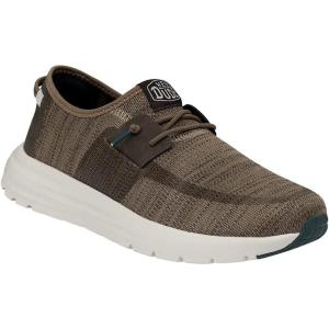 imageHey Dude Mens Sirocco Sneaker  Mens Shoes  Mens Casual Sneakers  Comfortable ampamp LightWeightBeige Bark