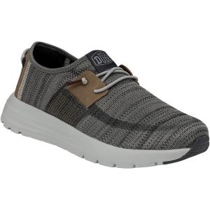 imageHey Dude Mens Sirocco Sneaker  Mens Shoes  Mens Casual Sneakers  Comfortable ampamp LightWeightGrey Mix