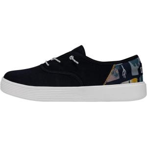 imageHey Dude UNISEX Conway Craft Linen Slip On SneakersNavy