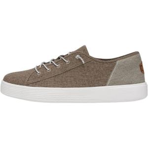 imageHey Dude UNISEX Conway Craft Linen Slip On SneakersTan