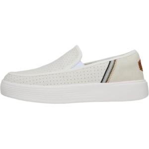 imageHey Dude UnisexAdult Sunapee Craft ShoesWhite Perf Leather