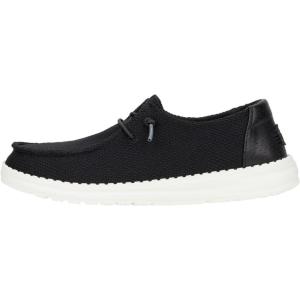imageHey Dude Womens Wendy Amazon Exclusive Comfortable ampamp Lightweight SlipOn LoaferHex Black
