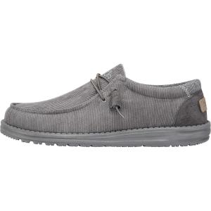 imageHey Dude Mens Wally Corduroy Multiple Colors ampamp Sizes  Mens Shoes  Mens Lace Up Loafers  Comfortable ampamp LightWeightCorduroy Night Owl