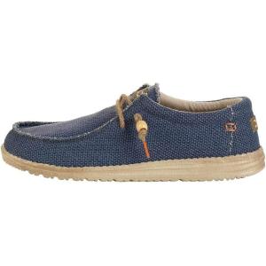 imageHey Dude Mens Wally Stitch  Mens Loafers  Mens Slip On Shoes  Comfortable ampamp LightWeightTan