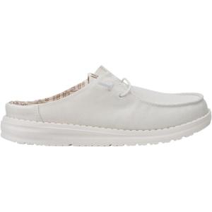 imageHey Dude Wendy Slip Classic  Womens Shoes  Womens Slip On Loafers  Comfortable ampamp LightWeightWhite