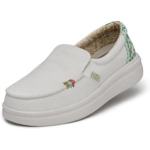 imageHey Dude Womens Misty Rise  Womens Shoes  Womens Slip On Shoes  Comfortable ampamp LightWeight Multi Colors and SizesAzure White