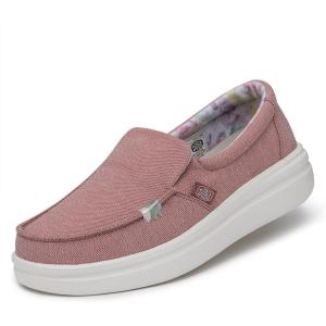 imageHey Dude Womens Misty Rise  Womens Shoes  Womens Slip On Shoes  Comfortable ampamp LightWeight Multi Colors and SizesDusty Pink