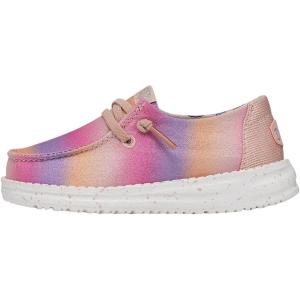 imageHey Dude Toddler Wendy Sparkle  Toddler Loafers  Kids Slip on Shoes  Comfortable ampamp LightWeightPink Multi