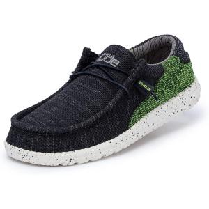 imageHey Dude Mens Wally Loafer Multiple Colors  Mens Shoes  Mens Lace Up LoafersGili Blue