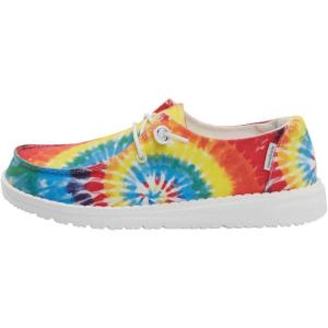 imageHey Dude Mens Wally Loafer Multiple Colors  Mens Shoes  Mens Lace Up LoafersMandala Tie Dye