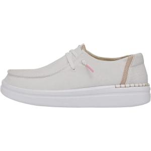 imageHey Dude Mens Wally Loafer Multiple Colors  Mens Shoes  Mens Lace Up LoafersSpark White