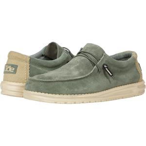 imageHey Dude Mens Wally Loafer Multiple Colors  Mens Shoes  Mens Lace Up LoafersSuede Musk