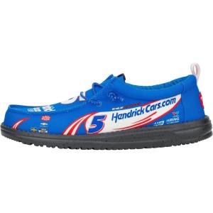 imageHEYDUDE X NASCAR Mens Slipon Loafers Comfortable ampamp LightWeightElectric BlueBlack