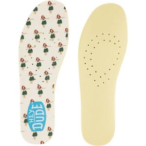 imageHey Dude Mens Micro Suede Insoles Tan Size 8  Mens Shoes  Men Slipon Insoles  Comfortable ampamp LightWeightLuau White