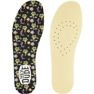 imageHey Dude Mens Micro Suede Insoles Tan Size 8  Mens Shoes  Men Slipon Insoles  Comfortable ampamp LightWeightNeon Palm Black