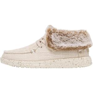 imageHey Dude Womens Britt  Womens Shoes  Womens Lace Up Boots  Comfortable ampamp LightWeightLeo Silver