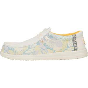 imageHEYDUDE Wally Boardshort Mens Shoes Mens Slipon Loafers Comfortable ampamp LightWeightWhiteMulti