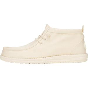 imageHEYDUDE Wally Mid Stretch Pull on Boots Comfortable ampamp LightWeightBone White