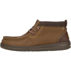 imageHEYDUDE Wally Mid Stretch Pull on Boots Comfortable ampamp LightWeightDark Brown