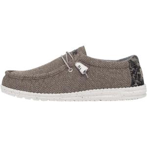 imageHey Dude Mens Wally Stretch  Mens Loafers  Comfortable ampamp LightWeightArena Dune Camo