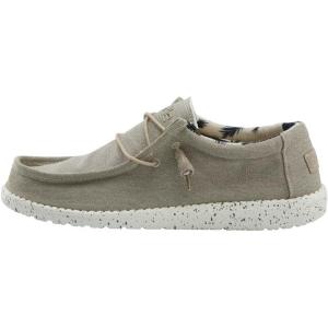 imageHey Dude Mens Wally Stretch  Mens Loafers  Comfortable ampamp LightWeightBeige