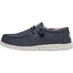 imageHey Dude Mens Wally Stretch  Mens Loafers  Comfortable ampamp LightWeightBlue