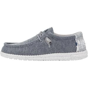 imageHey Dude Mens Wally Stretch  Mens Loafers  Comfortable ampamp LightWeightCobalt