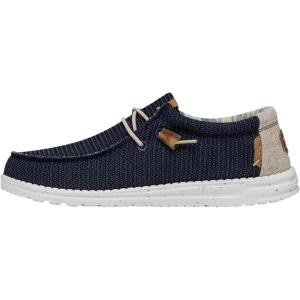 imageHey Dude Mens Wally Stretch  Mens Loafers  Comfortable ampamp LightWeightOrion Blue