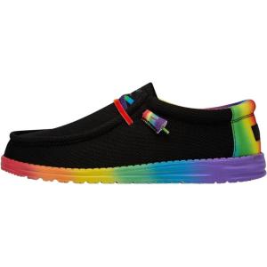 imageHey Dude Mens Wally Stretch  Mens Loafers  Comfortable ampamp LightWeightPride