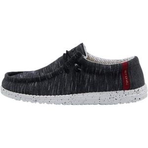 imageHey Dude Mens Wally Stretch  Mens Loafers  Comfortable ampamp LightWeightRed Black