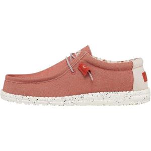 imageHey Dude Mens Wally Stretch  Mens Loafers  Comfortable ampamp LightWeightRedwood
