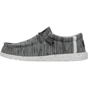 imageHey Dude Mens Wally Stretch  Mens Loafers  Comfortable ampamp LightWeightStone White
