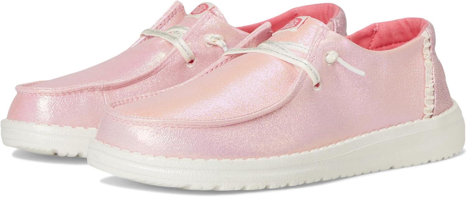 imageHEYDUDE Womens Wendy Dazzling Little Big Kid SlipOnSparkle Pink