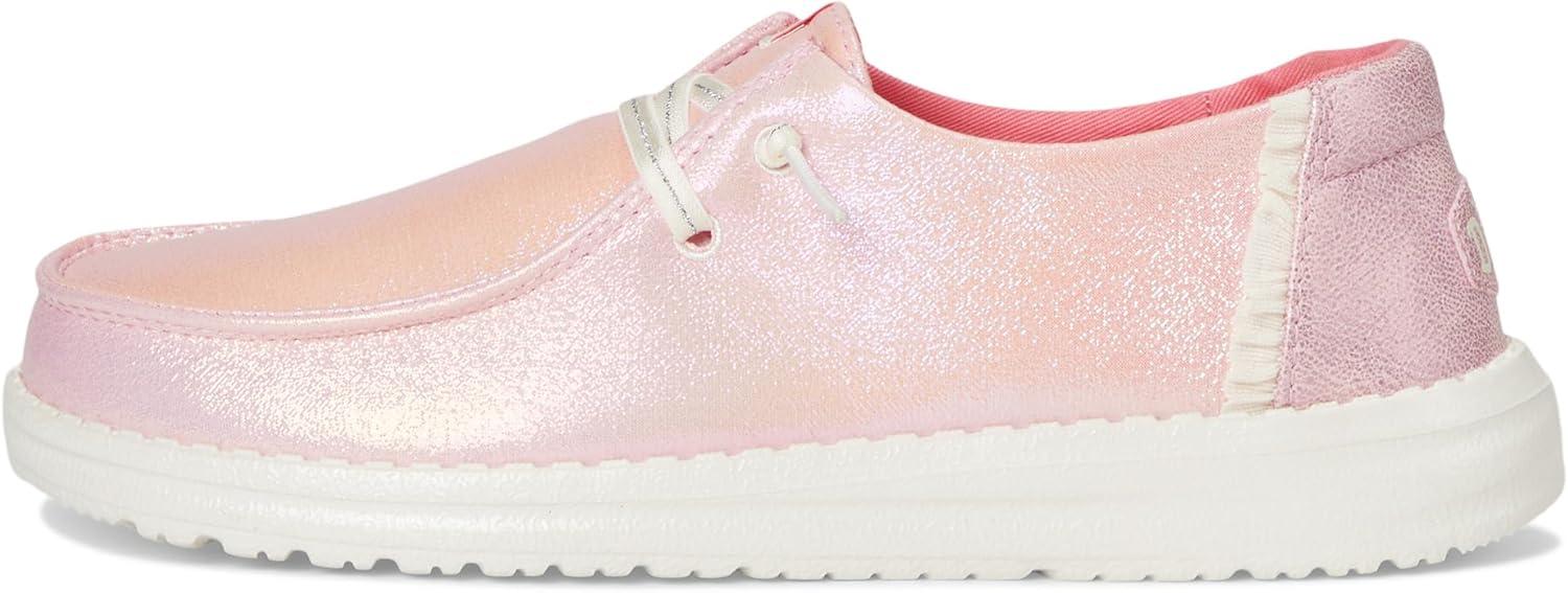 imageHEYDUDE Womens Wendy Dazzling Little Big Kid SlipOnSparkle Pink